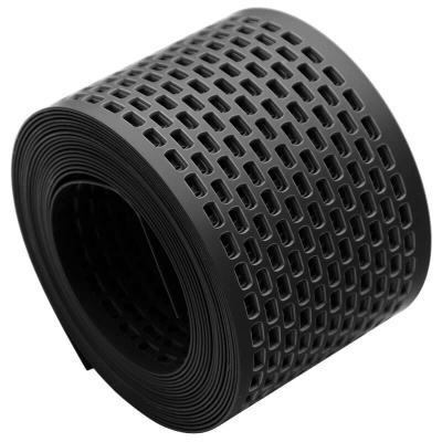 Вентиляционная ПВХ лента карниза ЧЕРНАЯ