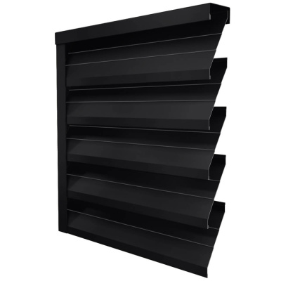 Ламель ЭКО-Z-US RAL9005-9005 Черный полиэстер двусторонний