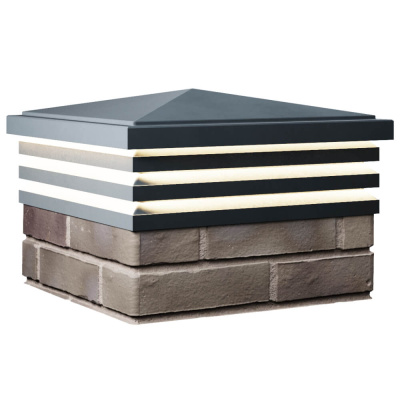 Колпак Бона на 1.5 кирпича Серый с подсветкой 3